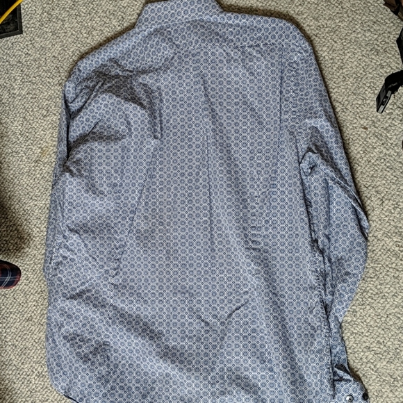 Express blue button up size XL Xtra slim fit - Picture 3 of 3